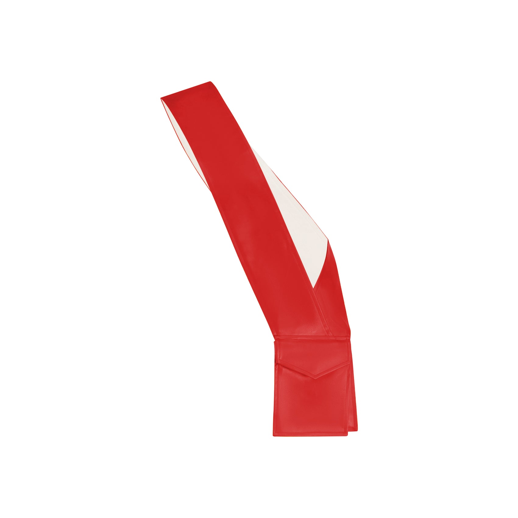 Rote Schultertasche