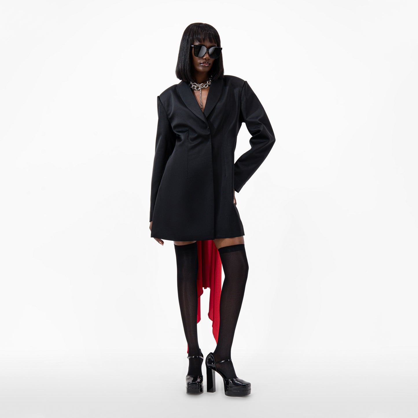 Oversize Silk Jacket