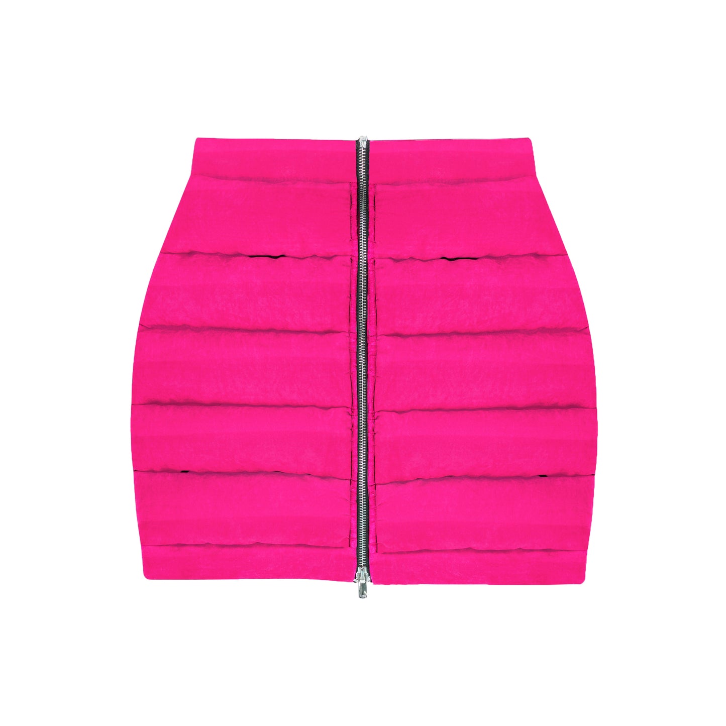 Pink Mini Puffer Skirt