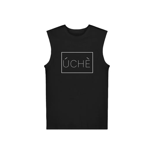 Red ÚCHÈ Logo Sleeveless Shirt