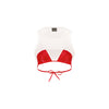 Red Bikini Layered Tank Top