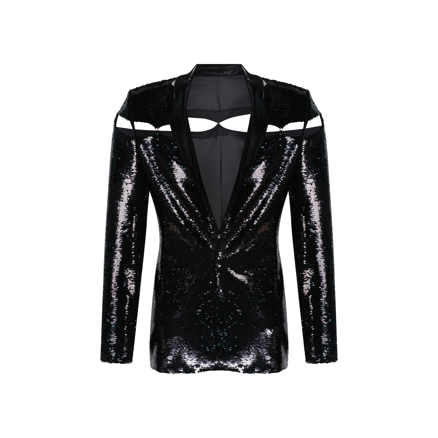 Sequin Cut Out Jacket