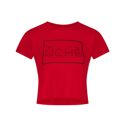 ÚCHÈ Logo Cotton T shirt