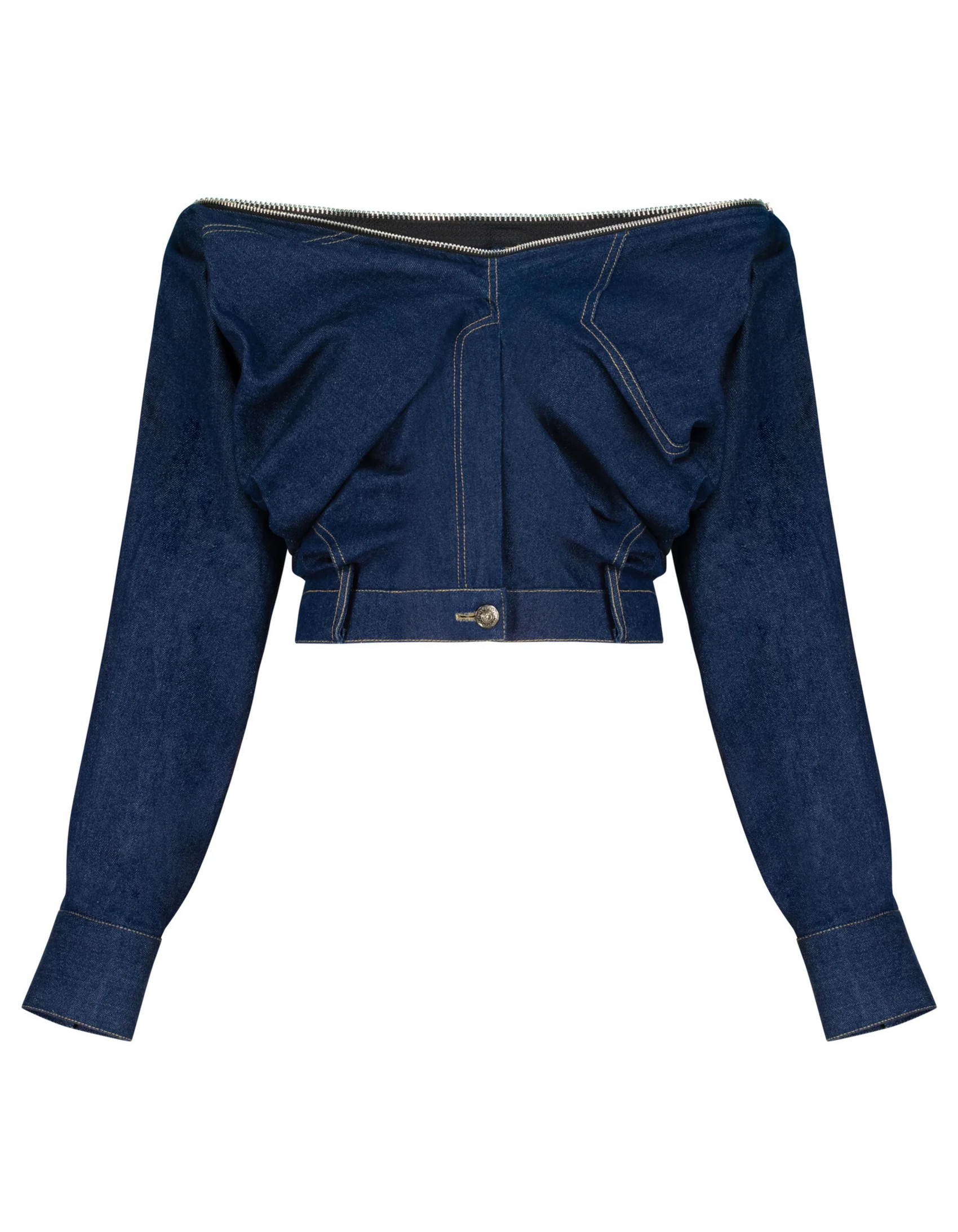 Denim Pants Top