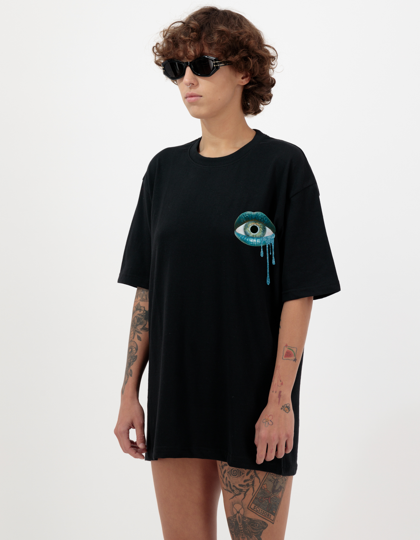 Mouth Eye Black T-Shirt