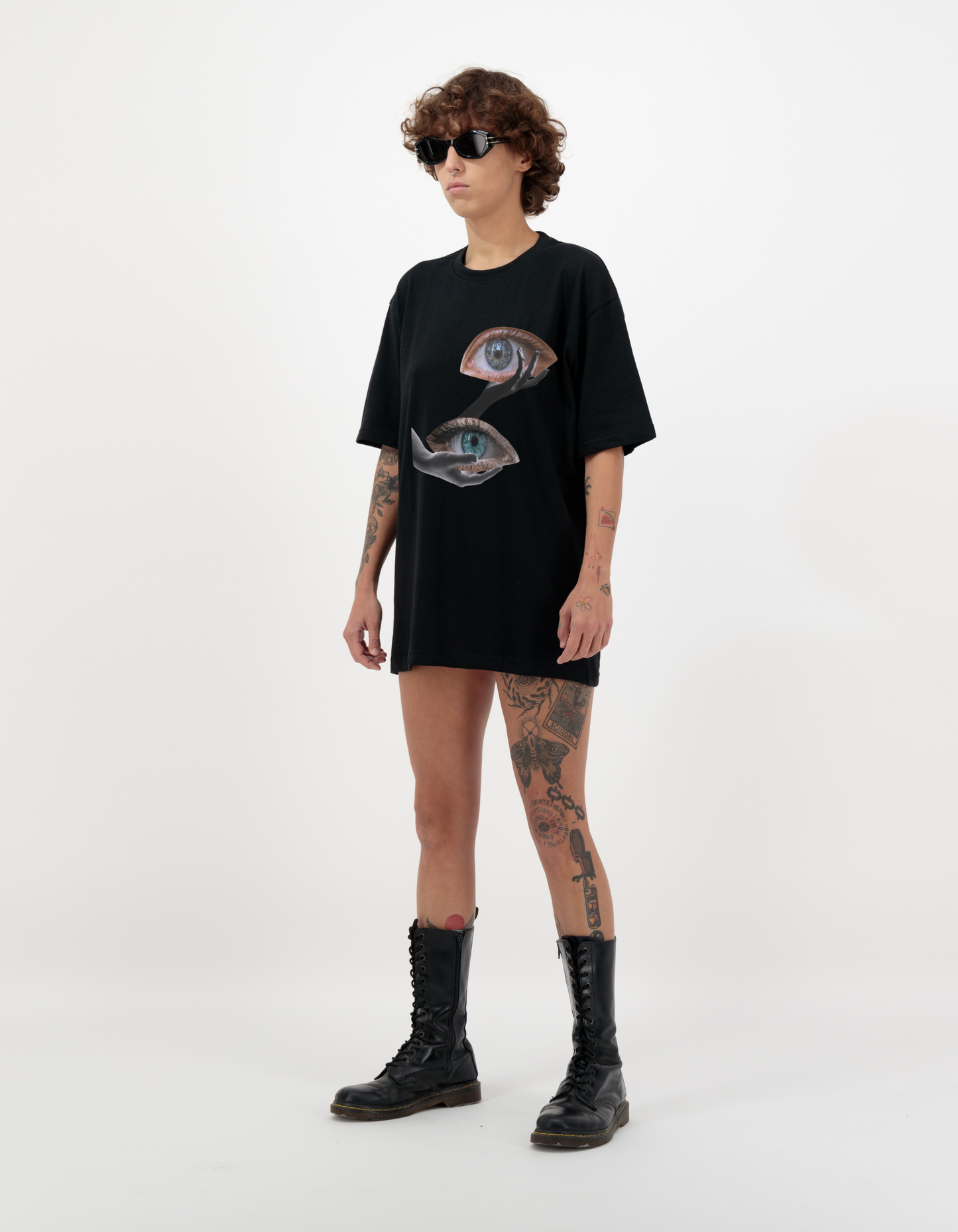 Eyes Served Black T-Shirt