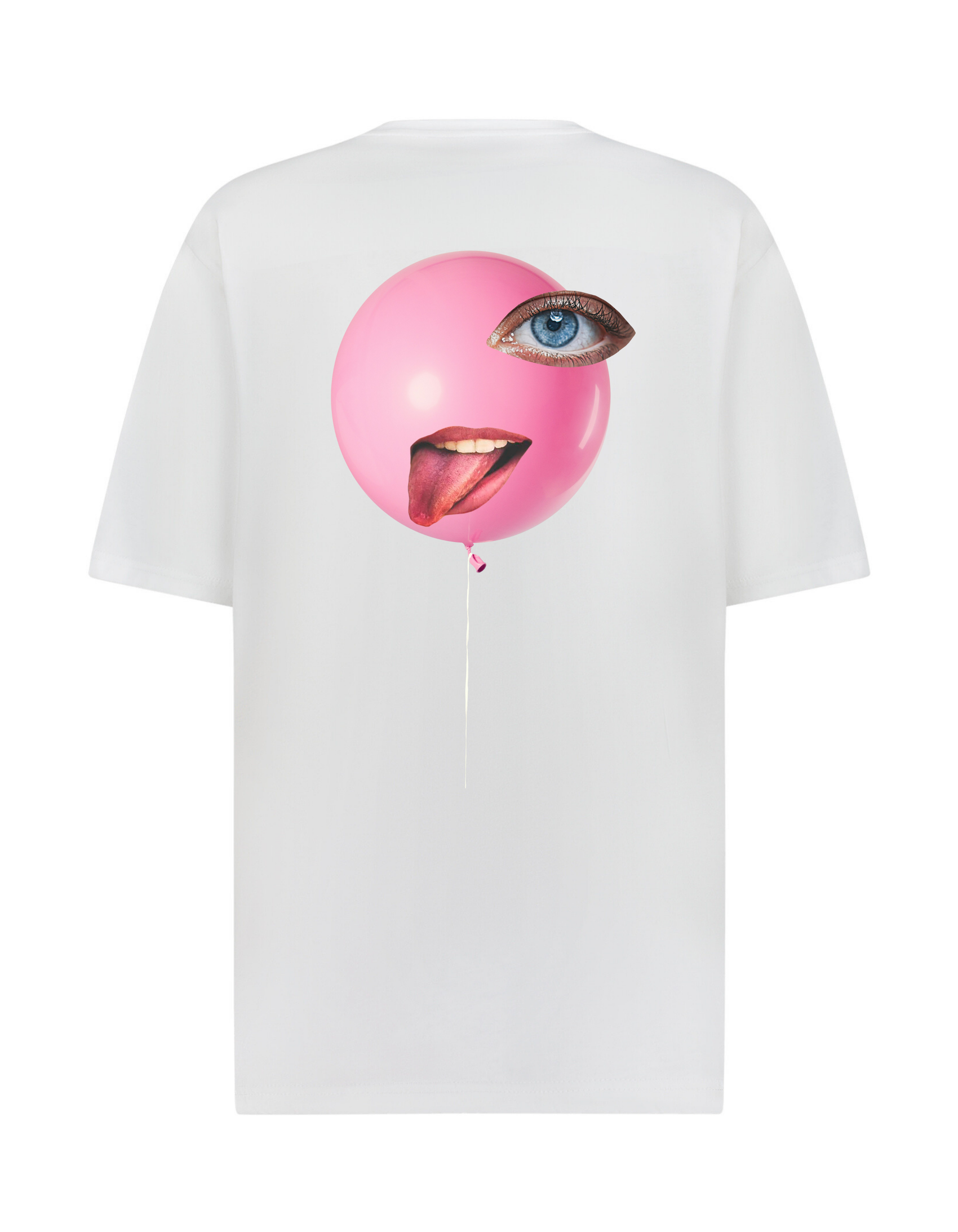 Balloon Face White T-Shirt