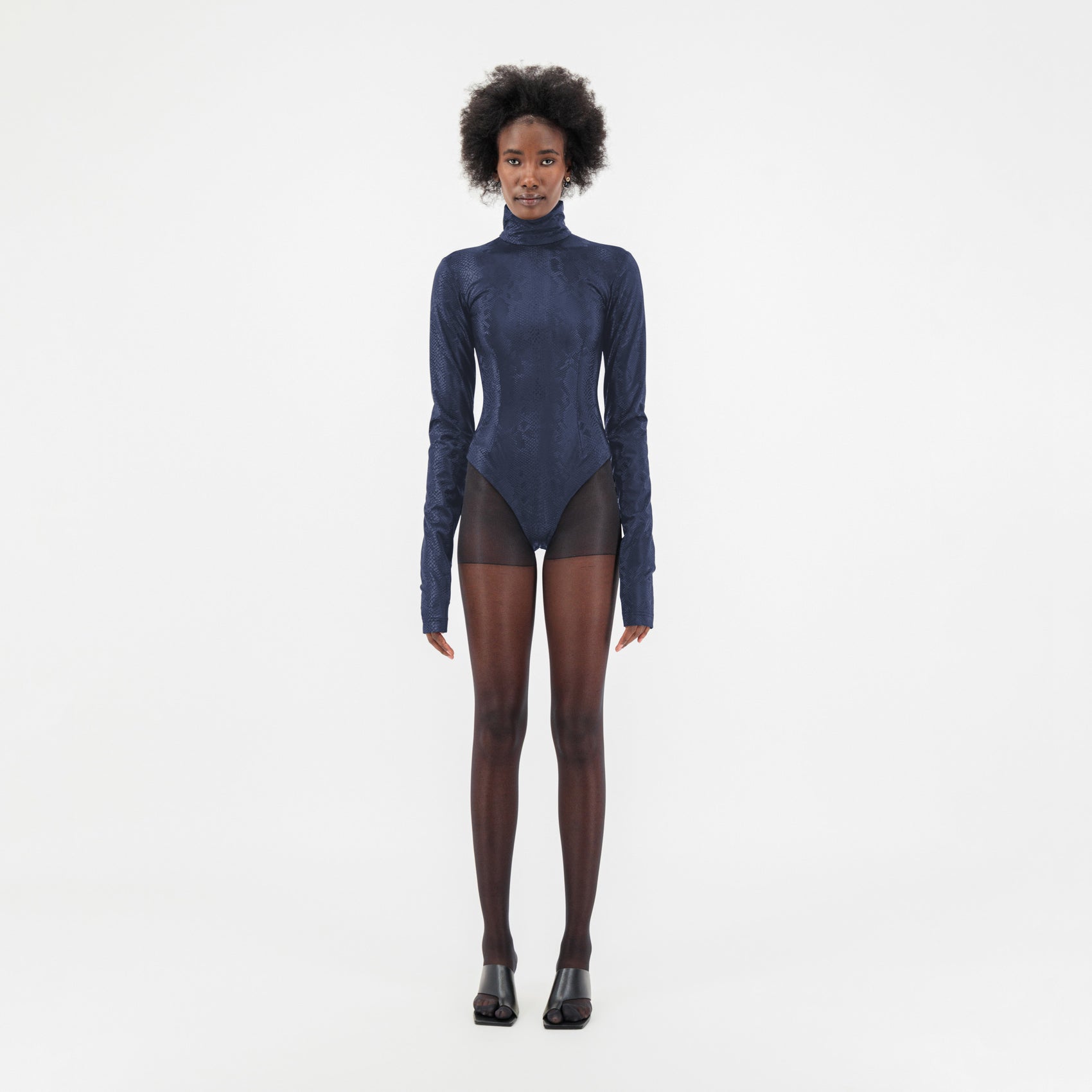 White Turtleneck Bodysuit