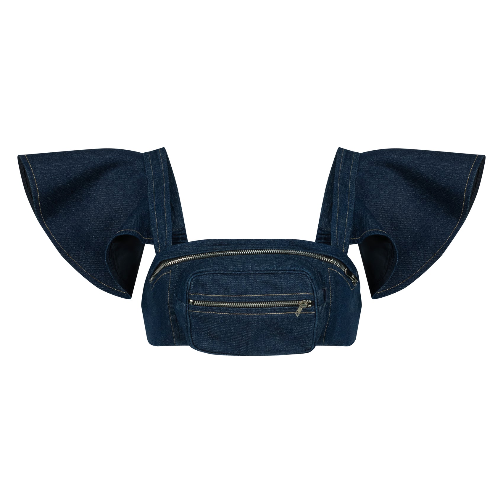 Bumbag Top In Denim