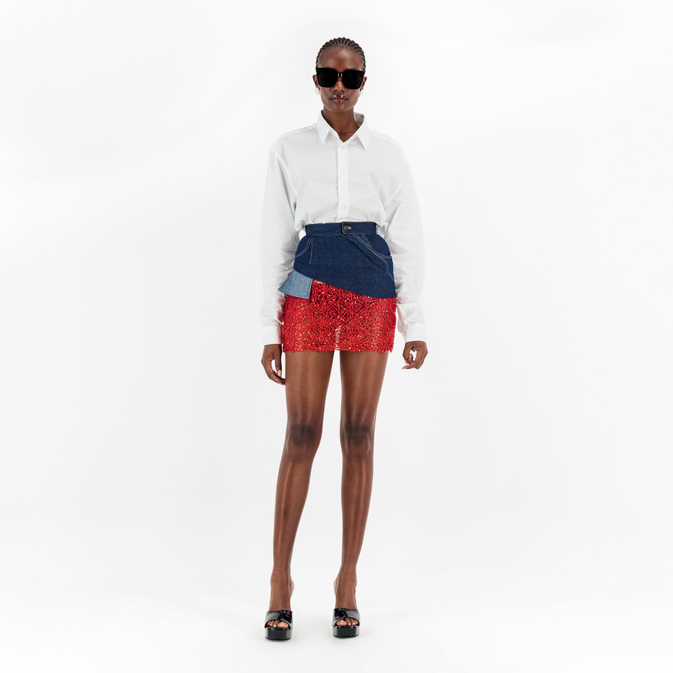 スカート the red thread S lace up skirt denim il_1080xN.6146909973_3dgg.jpg