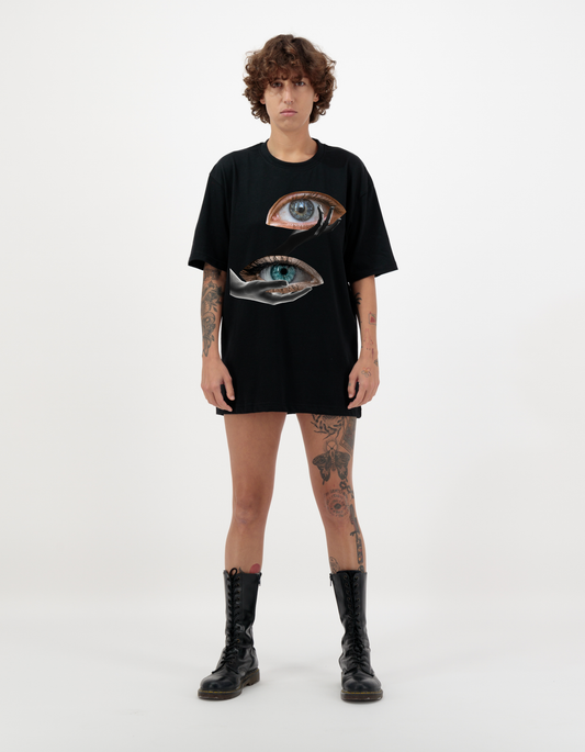 Eyes Served Black T-Shirt