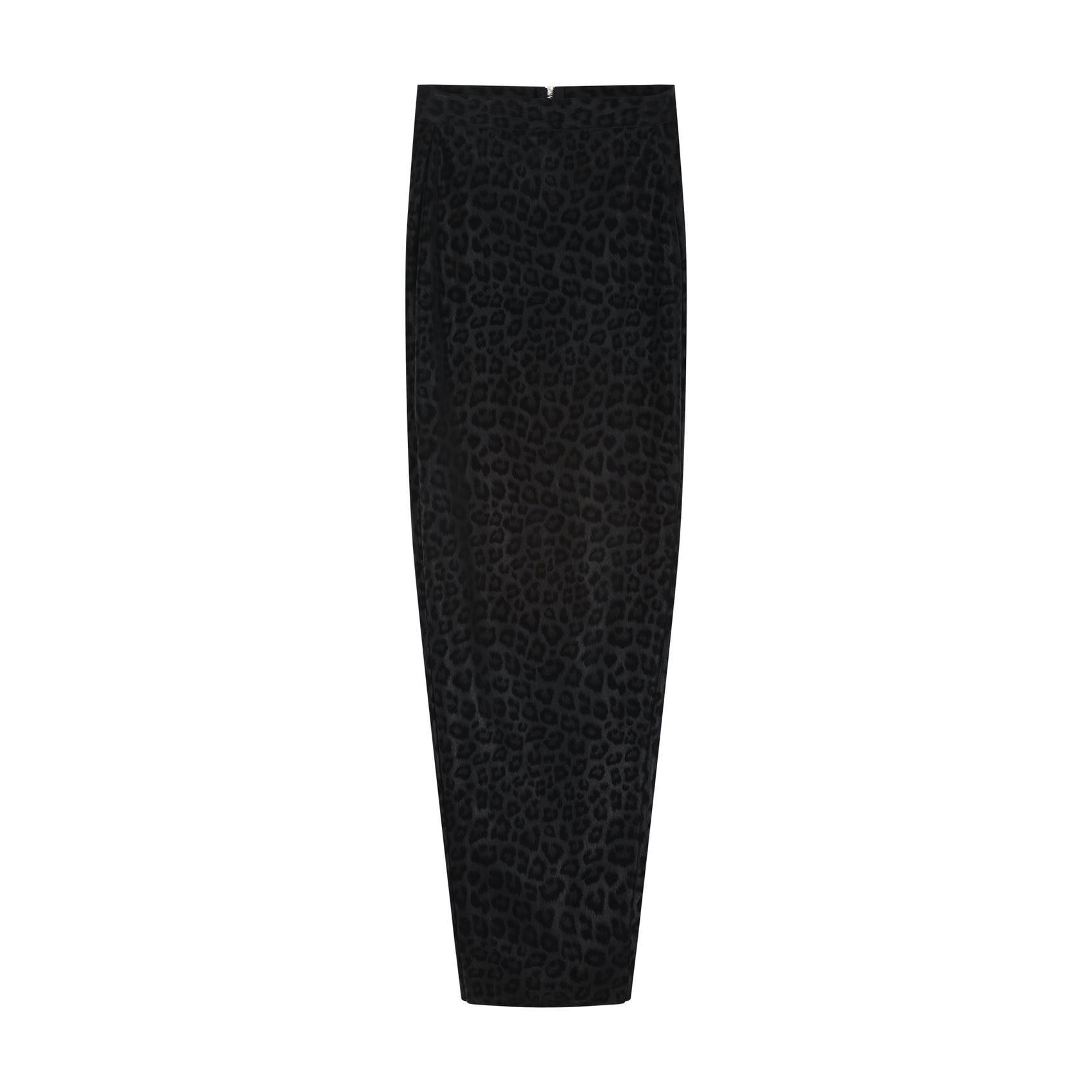 Leopard Print Scrunched Pencil Skirt