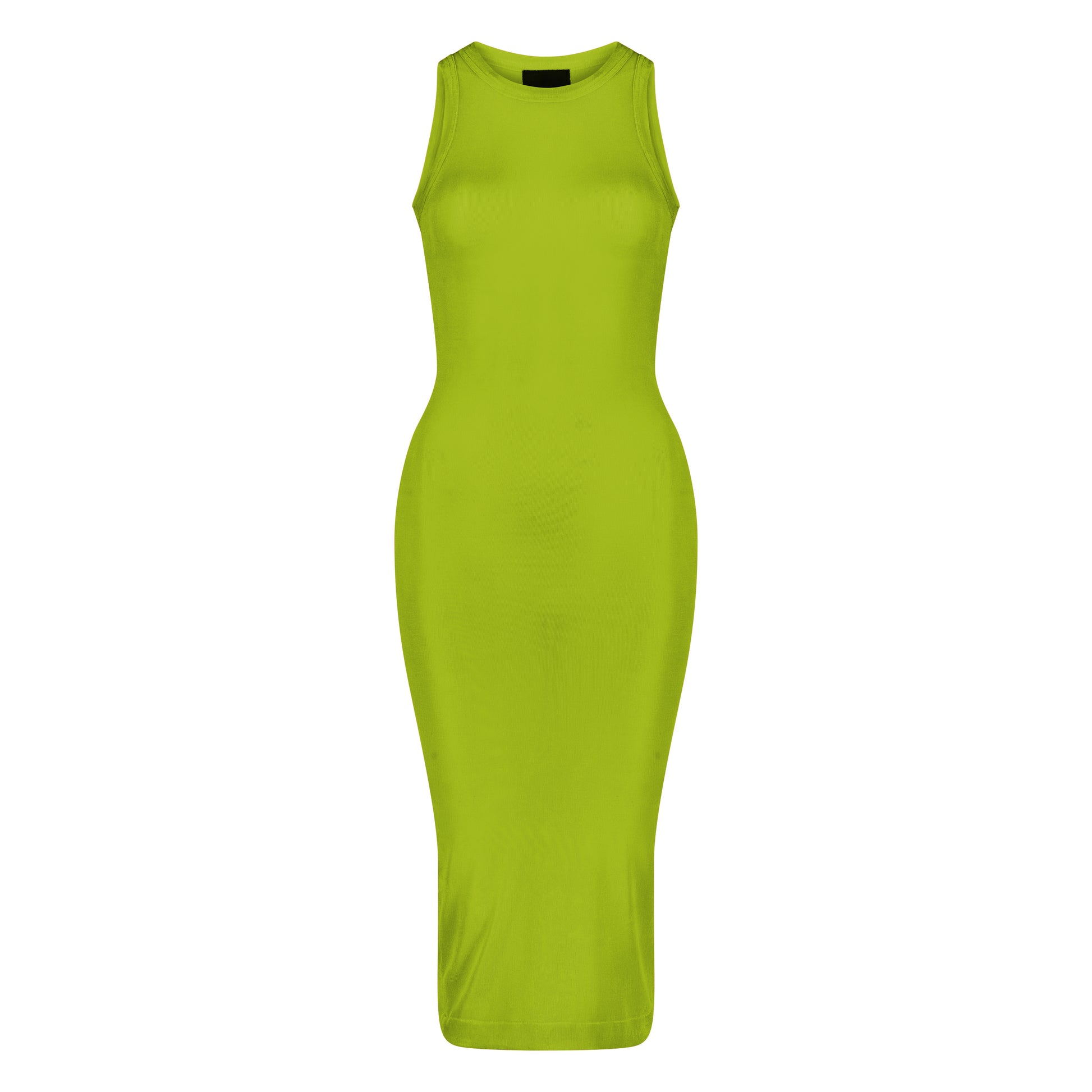 Semi-Sheer Dress In Green, L Semi-Sheer Dress In Green, L