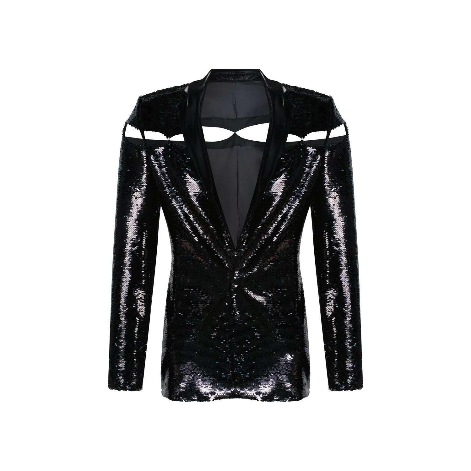 Sequin Cut Out Jacket