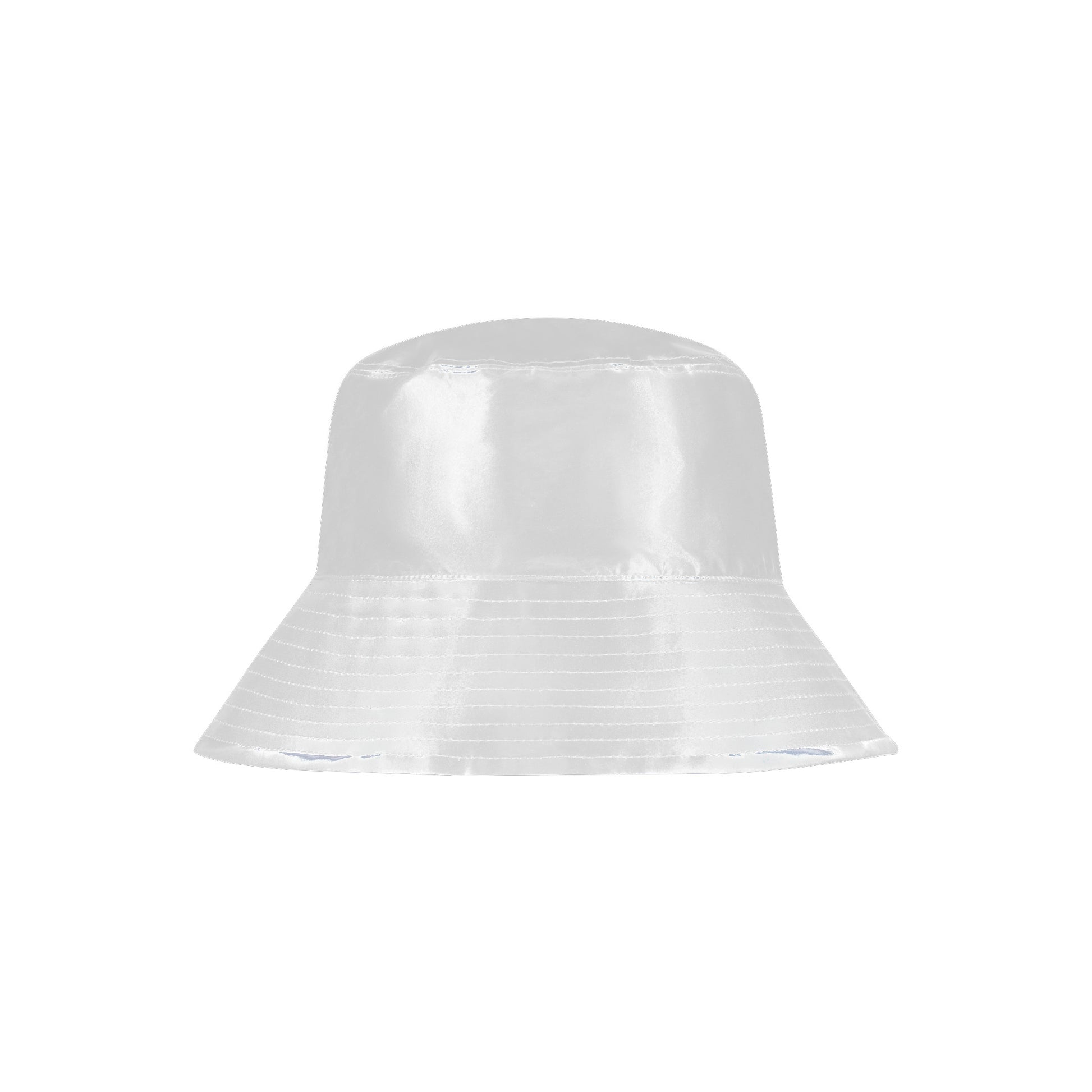 The White Grey Bucket Hat