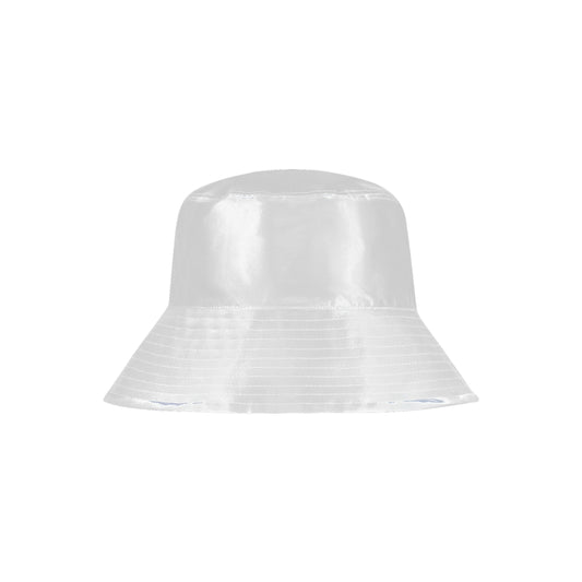 The White Grey Bucket Hat