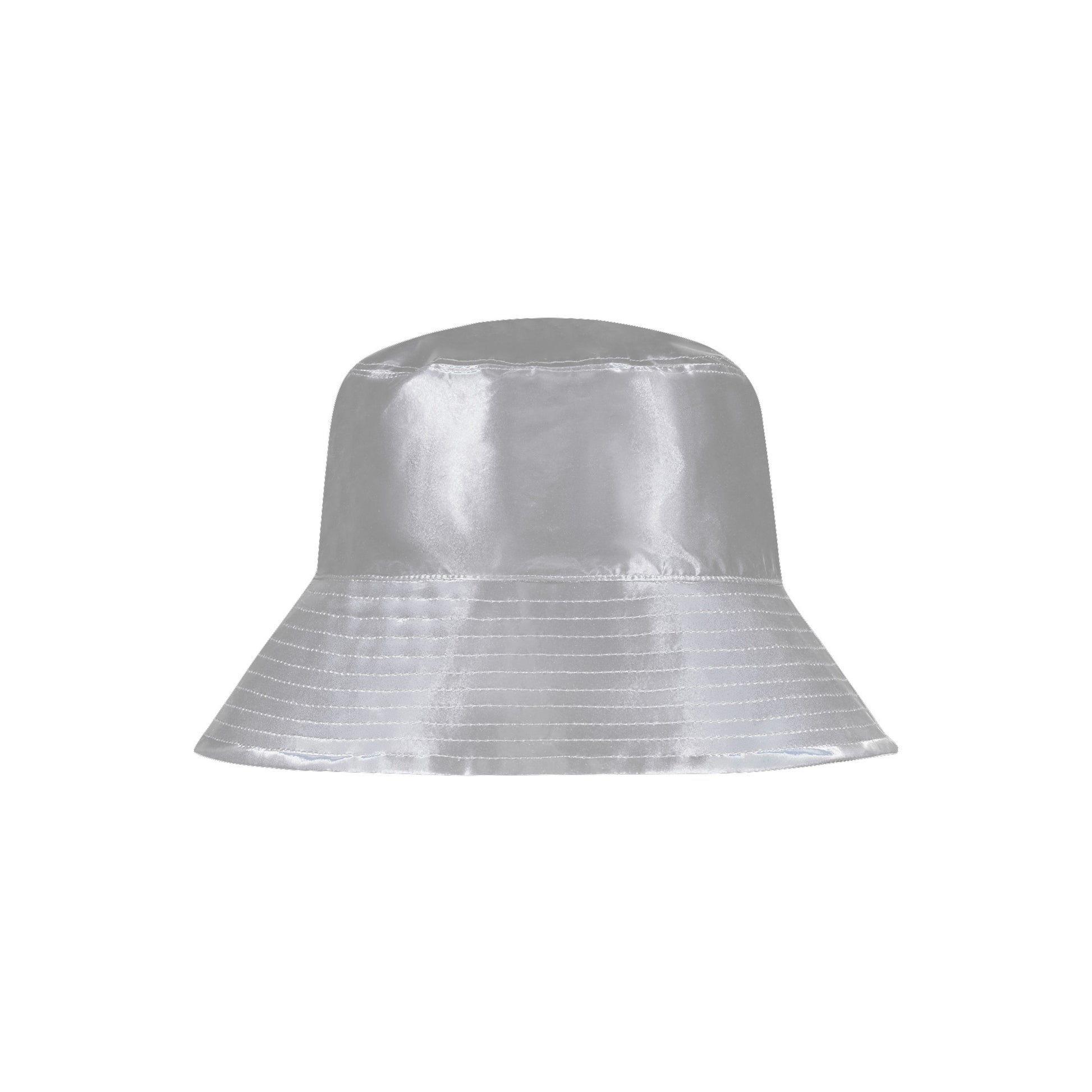 The White Grey Bucket Hat