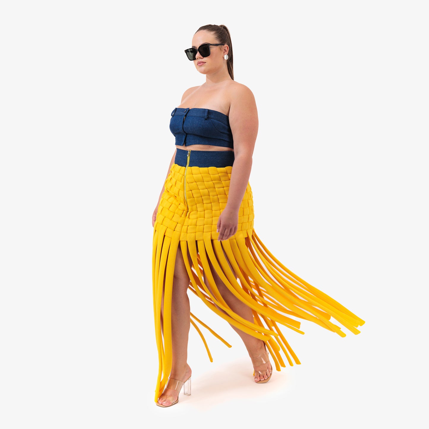 Yellow Medusa Skirt