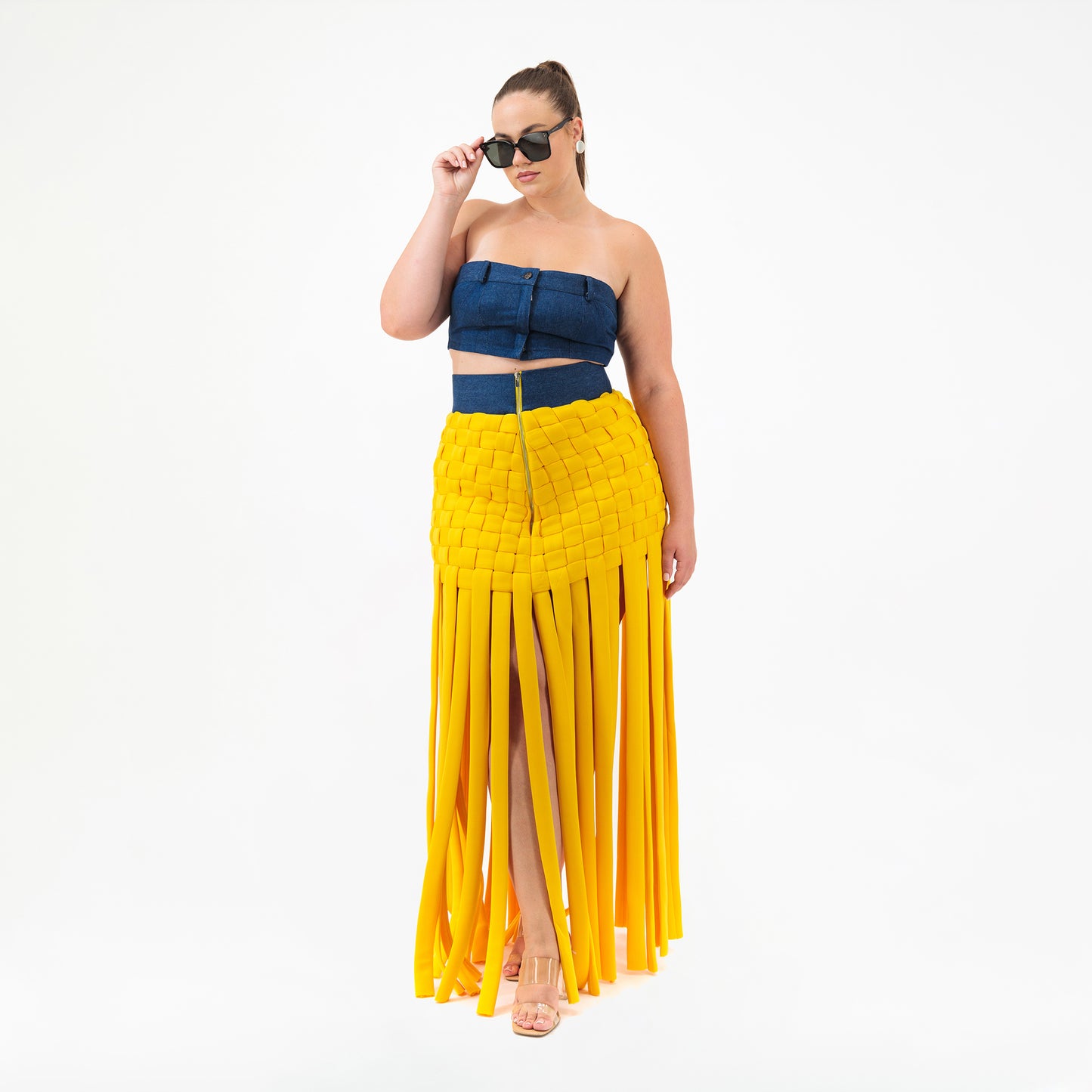 Yellow Medusa Skirt