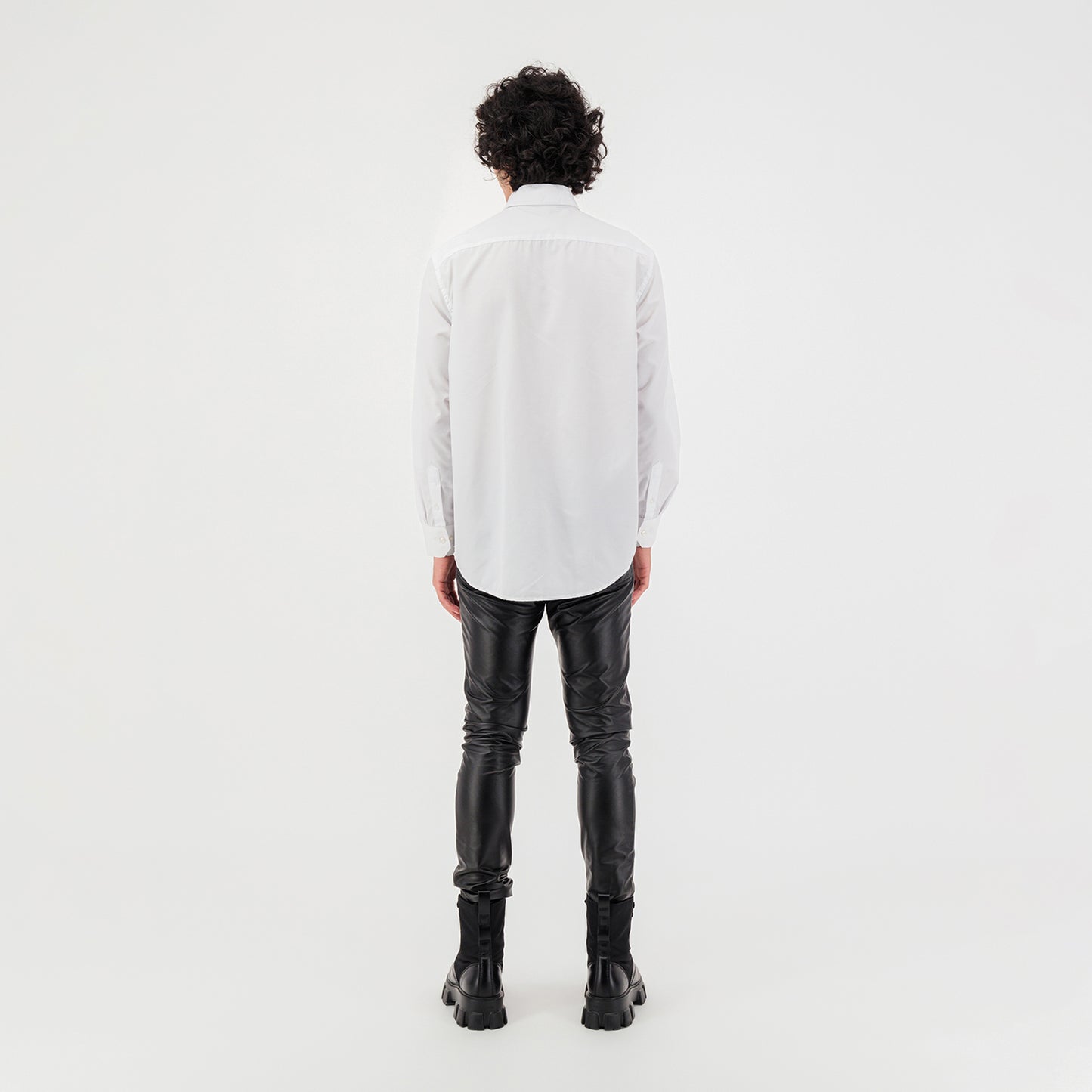 Velvet Patch White Shirt