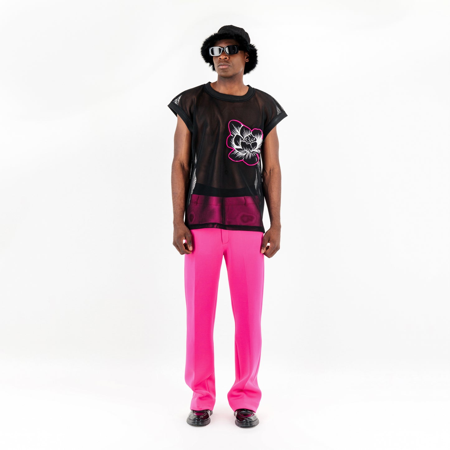 Pink Straight Cut Pants