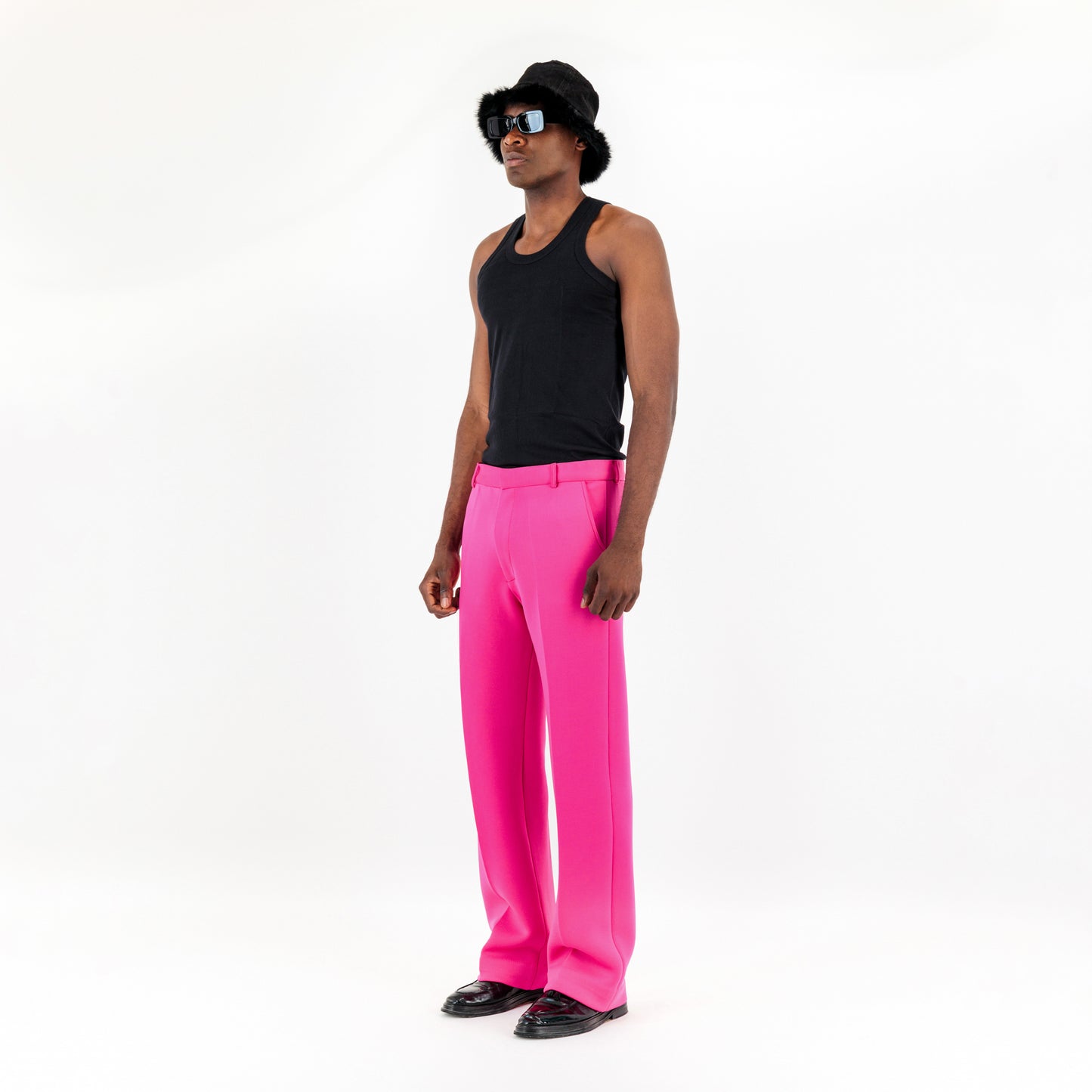 Pink Straight Cut Pants