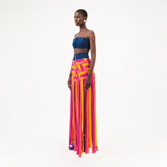 Multicolor Medusa Skirt