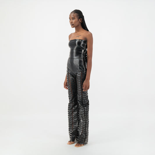 The Leather Leaf High Waist Pants