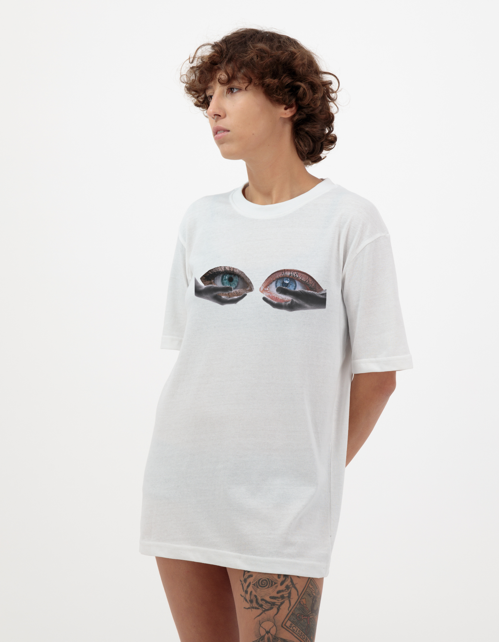 Watching You White T-Shirt