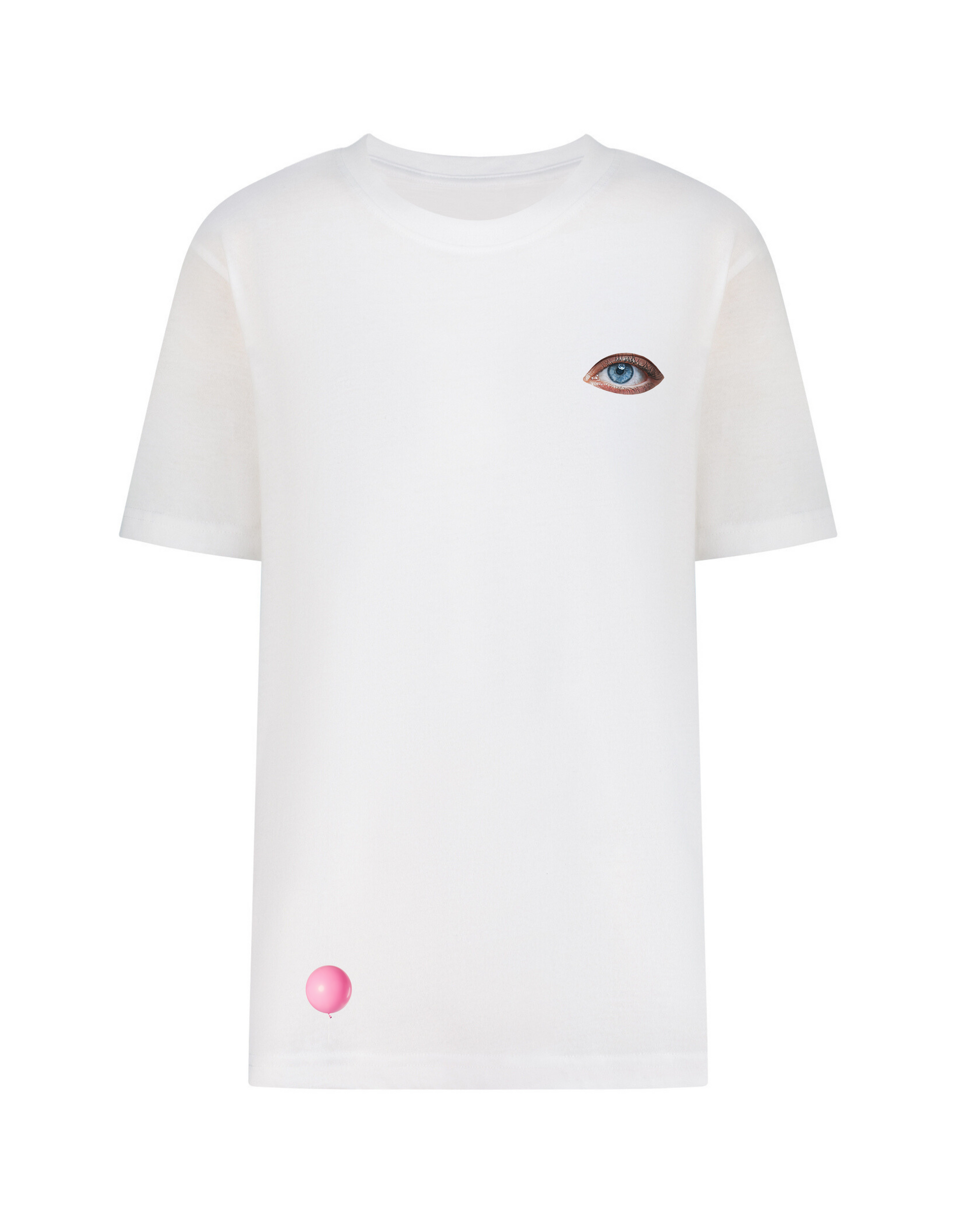 Balloon Face White T-Shirt