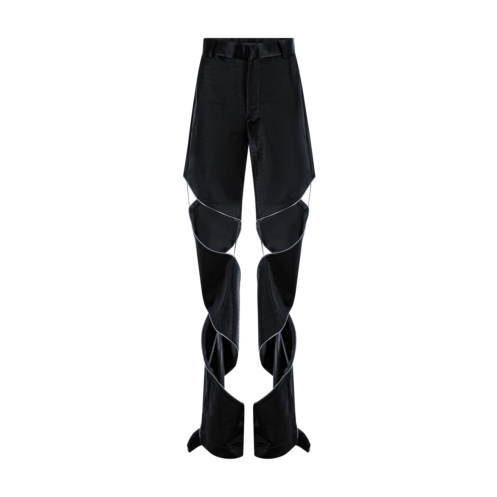 Spiral Zipper Pants