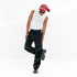 Buy Black Baggy Pants with Spiral Zippers | Online Clothing Store