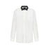Black Collar White Shirt