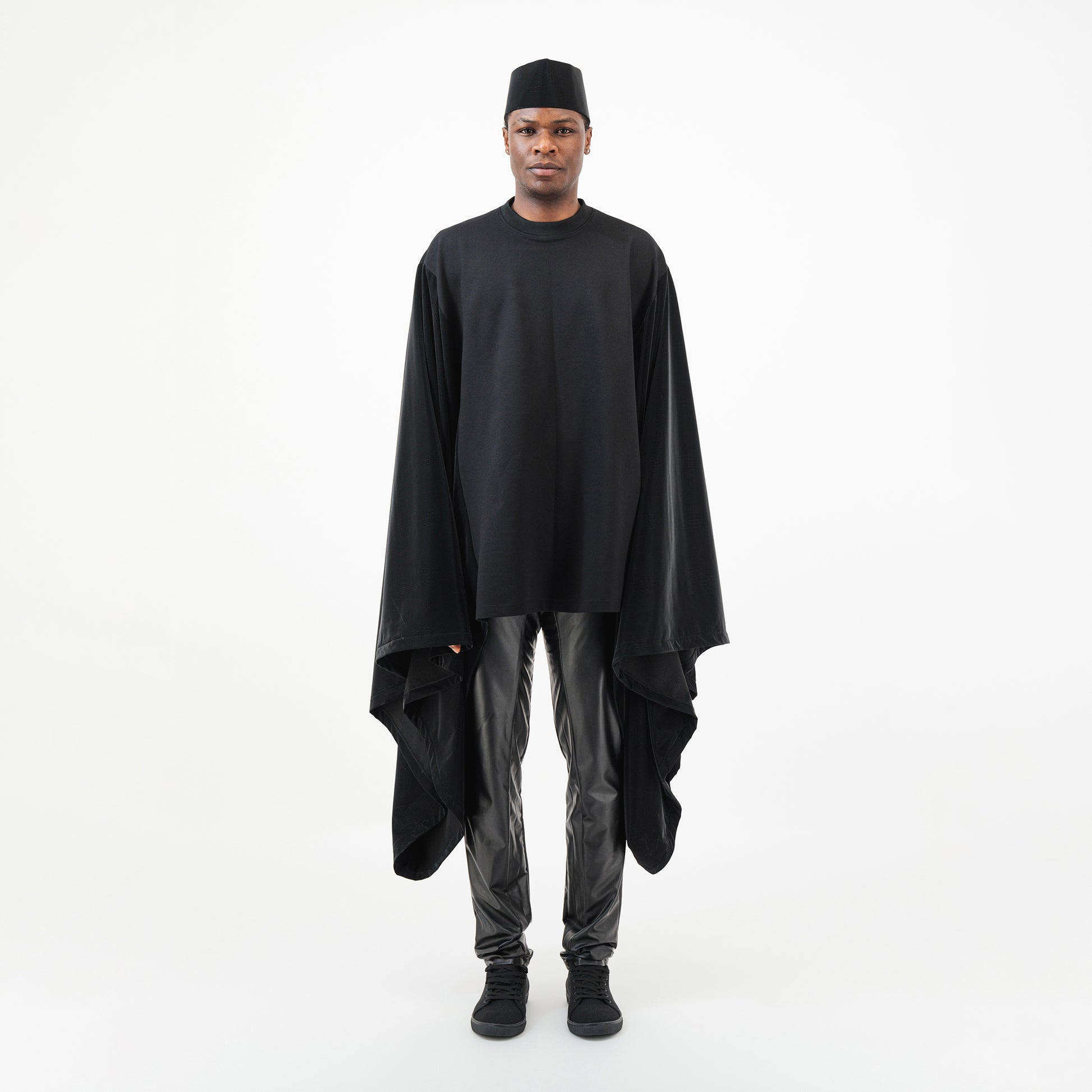 Black crocodile Yoruba Hat