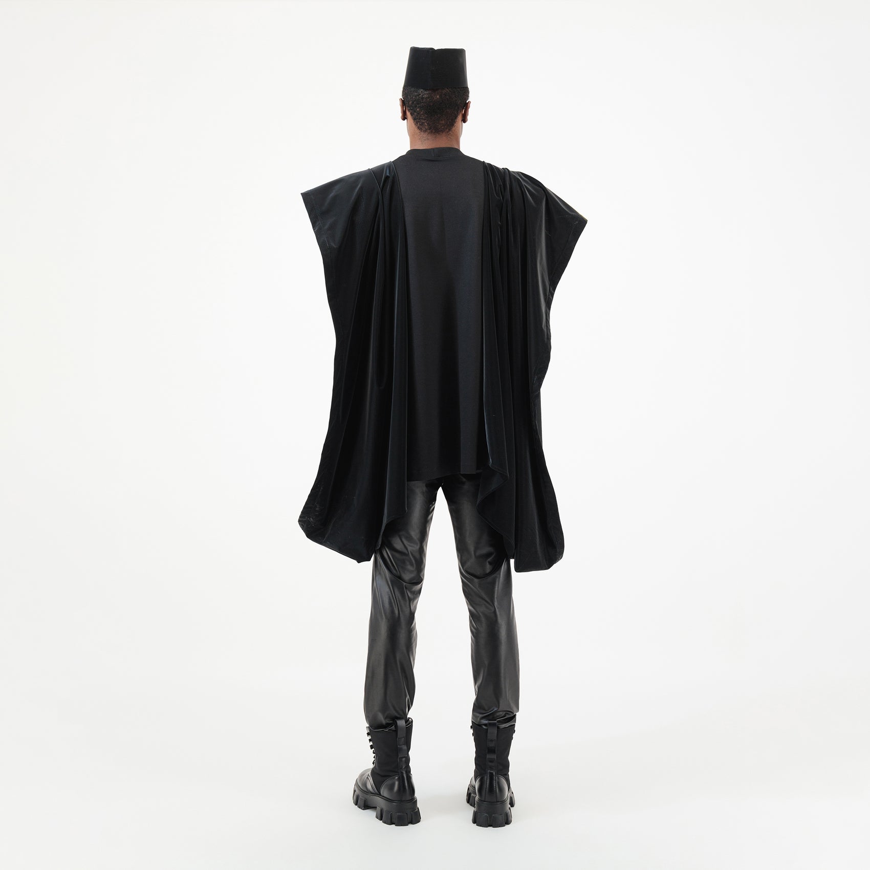 Black crocodile Yoruba Hat