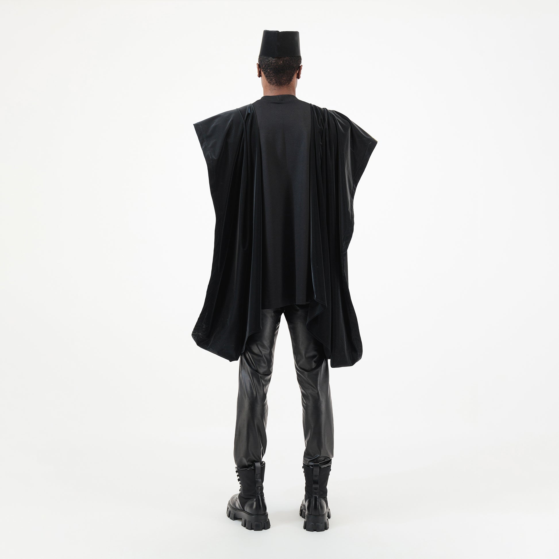 Black crocodile Yoruba Hat