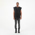 Denim Sleeveless Shirt