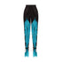 Feather tie- ankle pants in Black