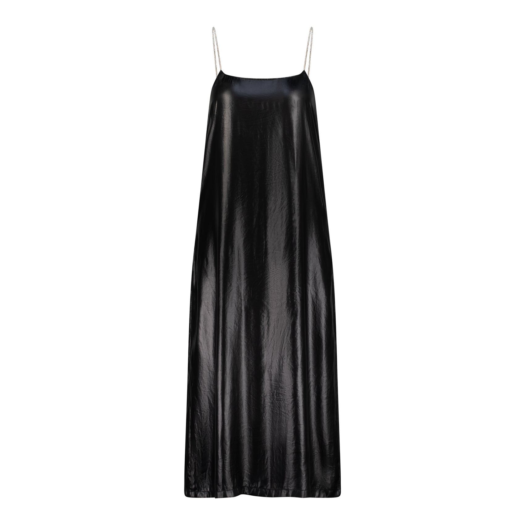 Midi Black Slip Dress