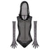 Hoodie Bodysuit & Gloves