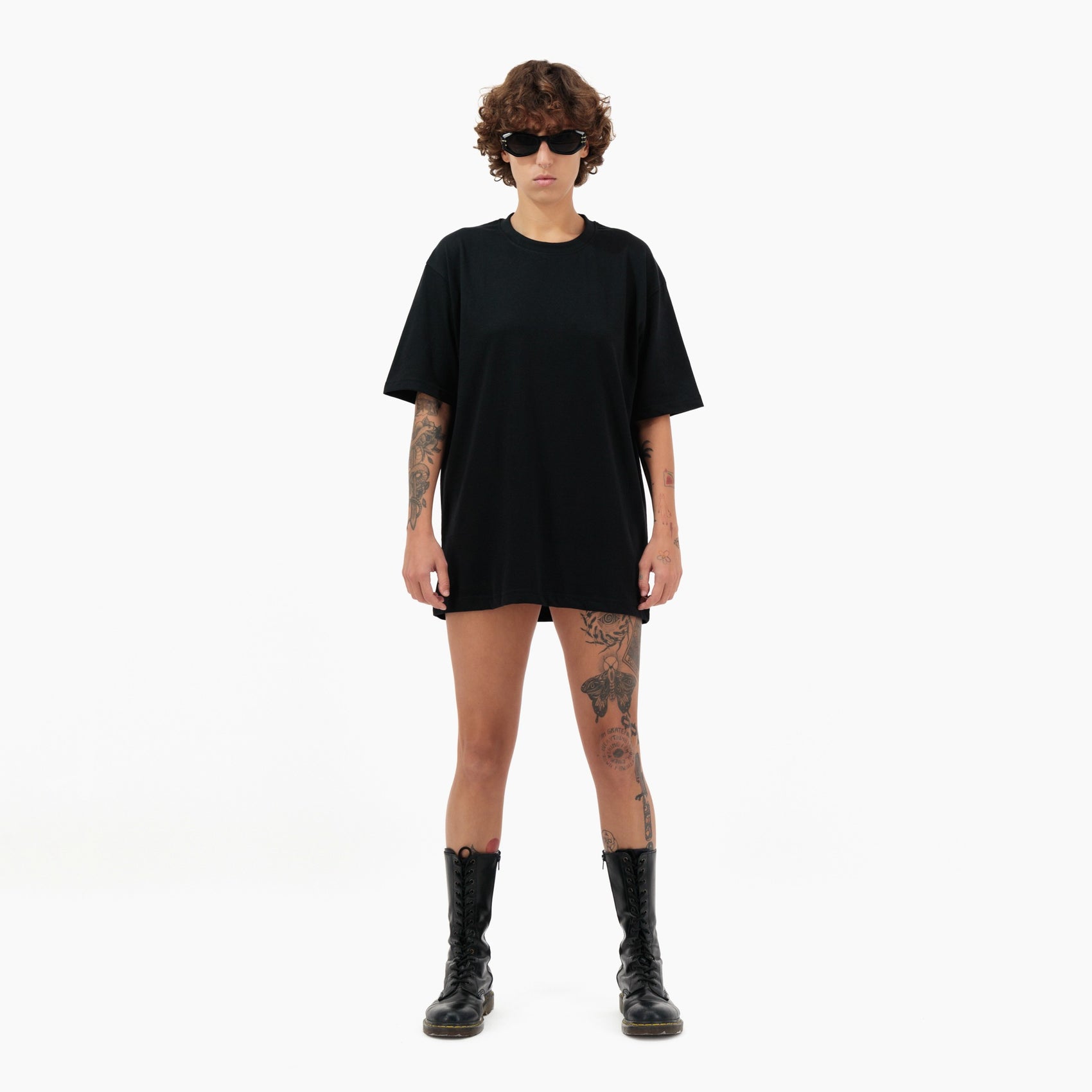 Black Recycled Cotton T-Shirt