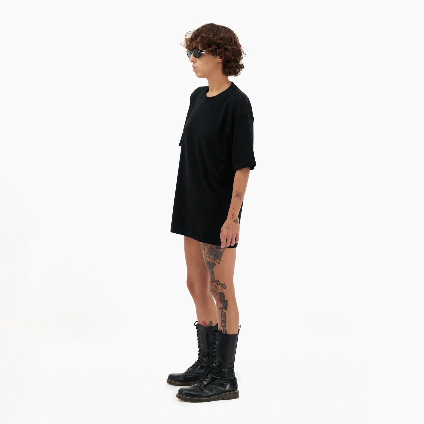 Black Recycled Cotton T-Shirt