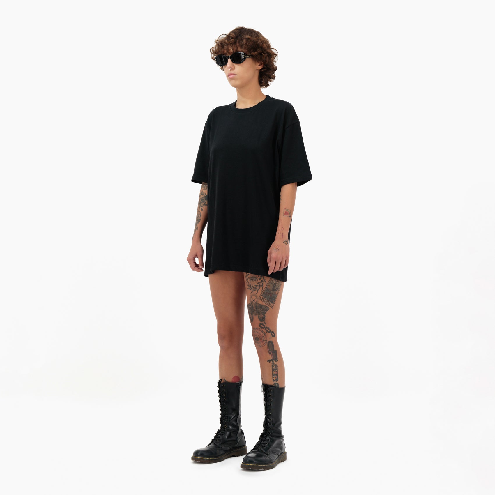 Black Recycled Cotton T-Shirt