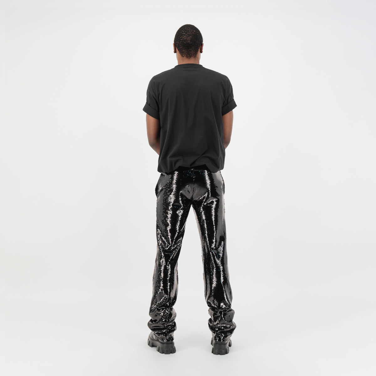 Black Sequin Pants