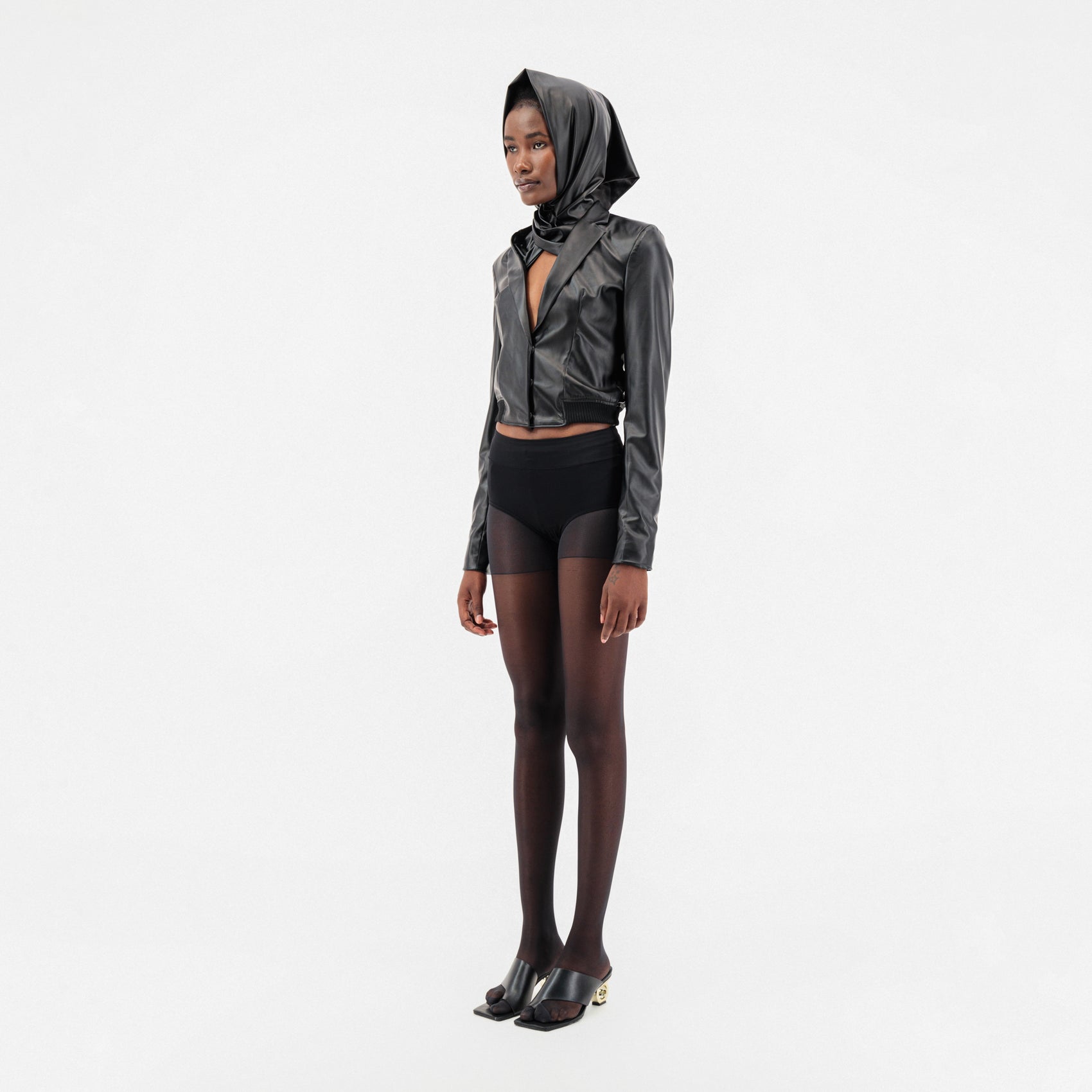 Buy Bomber Jacket for Women with Layered Head Scarf