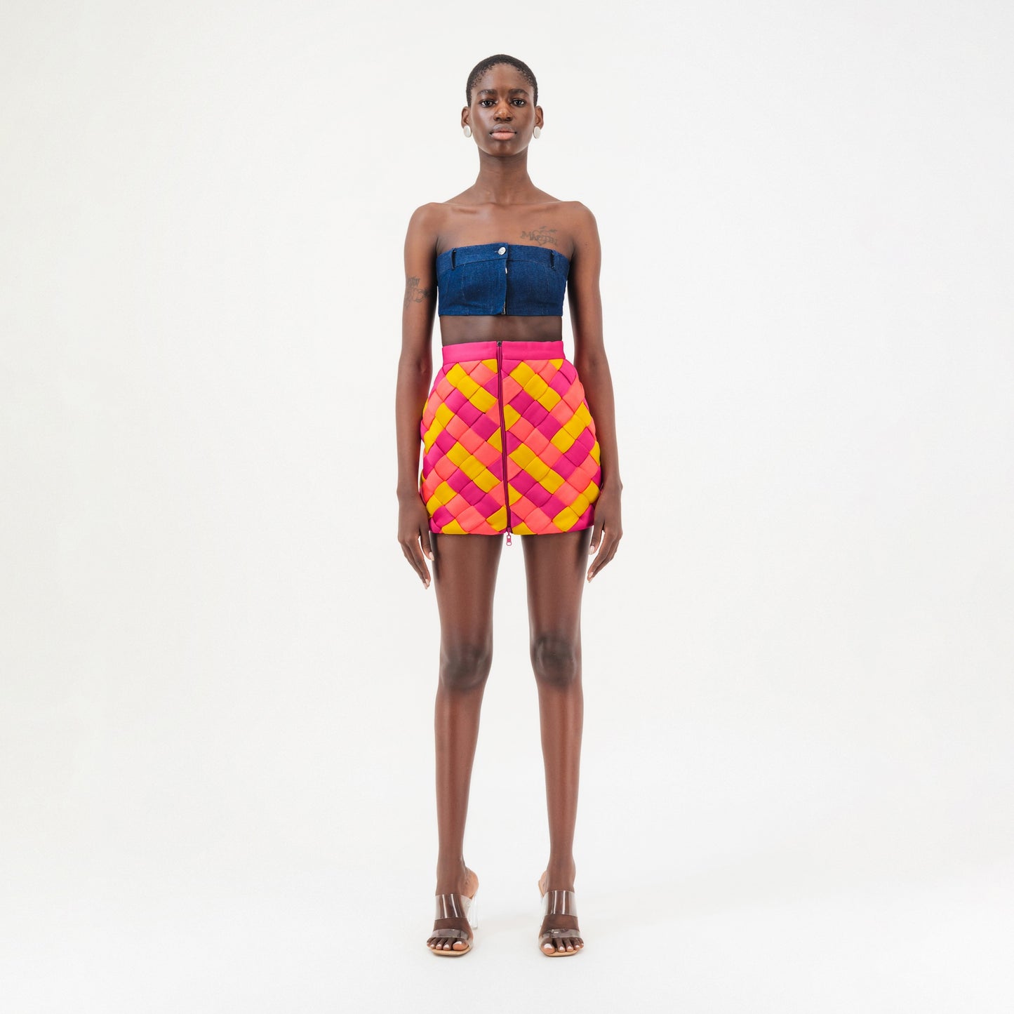Braided Multicolor Skirt