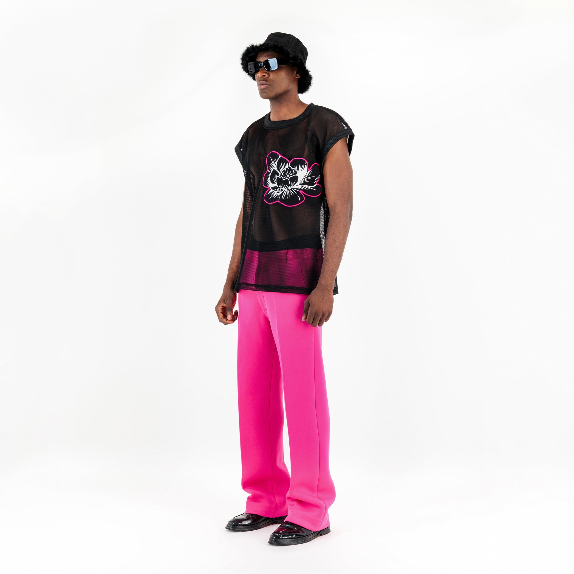 Pink Straight Cut Pants
