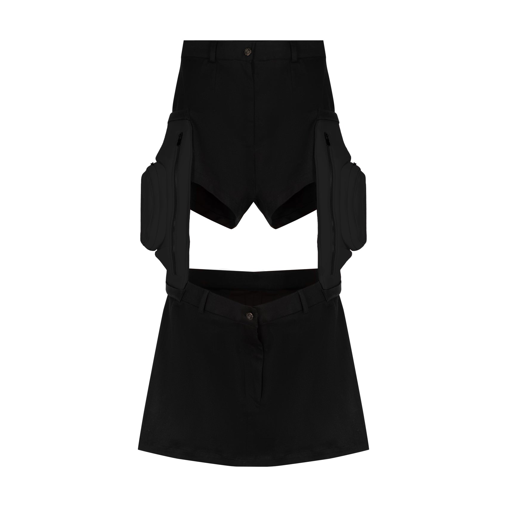 Bumbagstic Shorts in Black