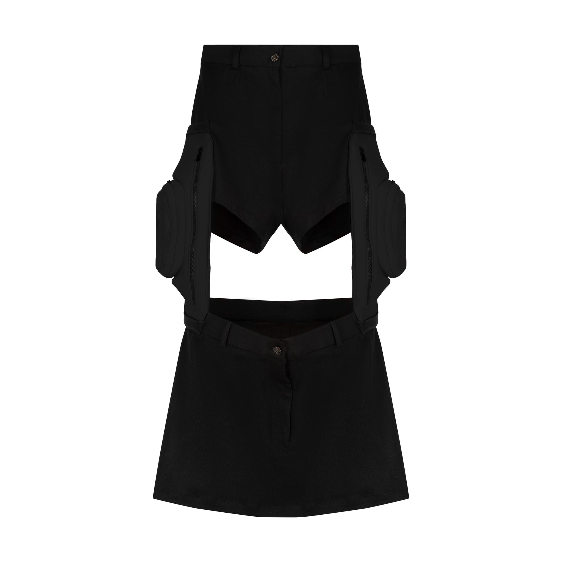 Bumbagstic Shorts in Black
