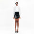Crocodile Prints Flower Patch Skirt